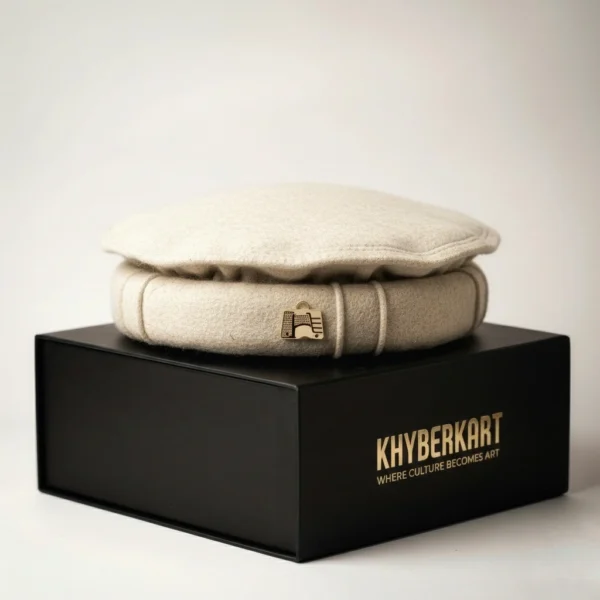 White Color Chitrali Pakool